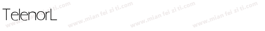 Telenor Light字体转换